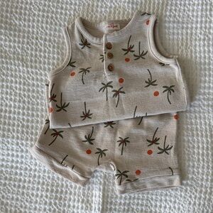 Cat & Jack Baby Romper with Floral Accents